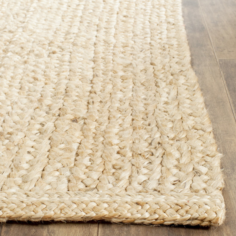 Auckland Handmade Flatweave Jute/Sisal Natural Area Rug, Rectangle 10' x 14'