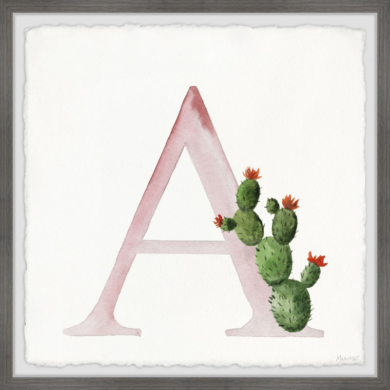 «Bergin A Is for Air Plane», reproduction encadrée, H 24 po x l 24 po x 1,5 po