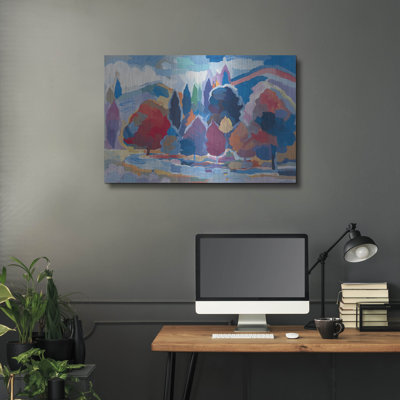 «Stream Side Gathering # 2» par Hooshang Khorasani, art mural en métal