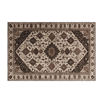 Tapis d'intérieur et d'extérieur gris Persian