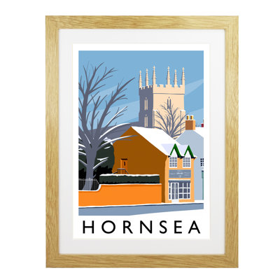 Hornsea (Snow) Portrait - Print