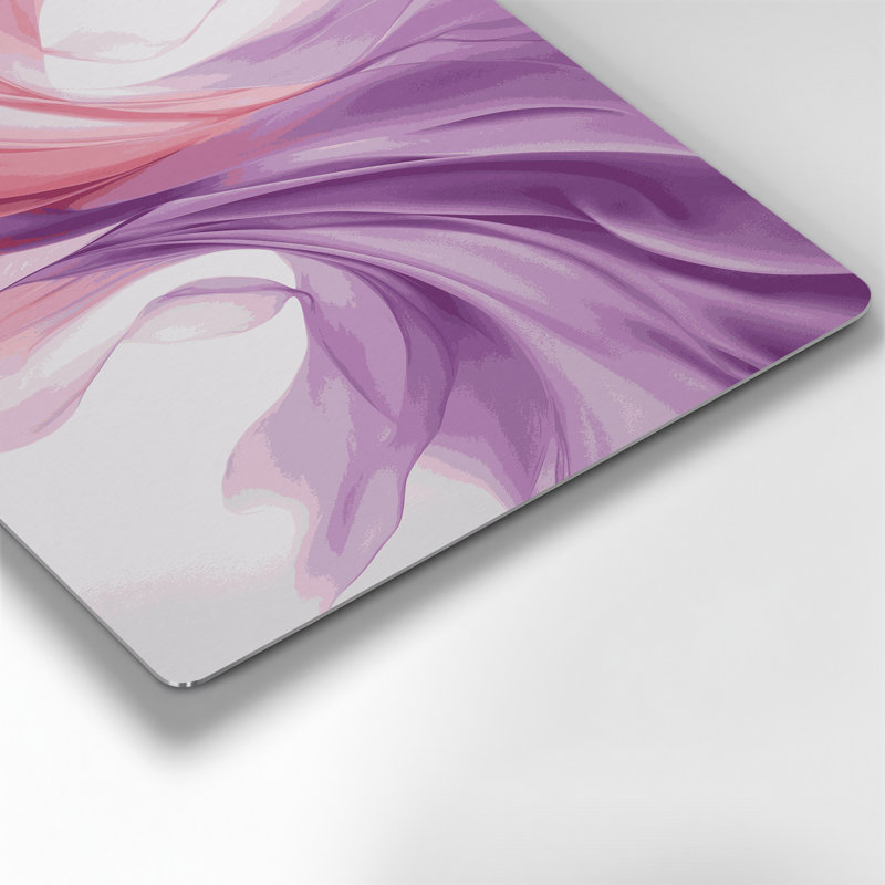 Gradient abstrait 71, art mural en métal beige, H 16 po x l 20 po