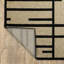 Tapis beige / noir Hennings-374813936