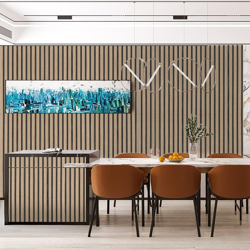 Panneau mural texturé auto-adhésif texturé, imperméable et amovible pour la chambre à coucher, la cuisine et le bureau