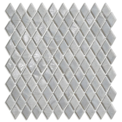 Mohs 7/8" x 1-5/8" Diamond Glass Mosaic
