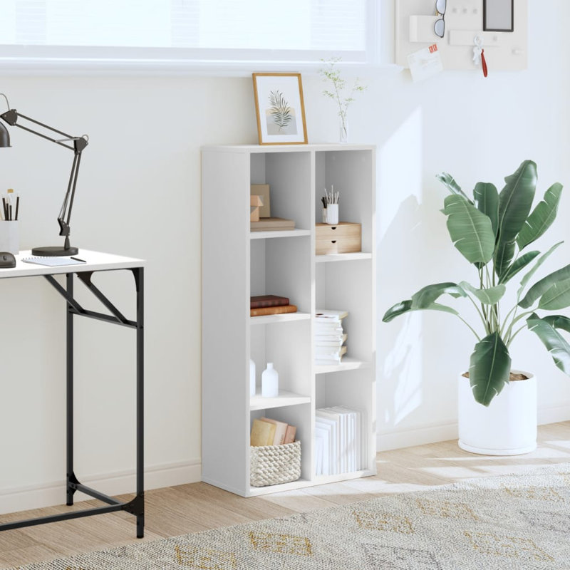 Savara 105cm H x 50cm W Bookcase, White