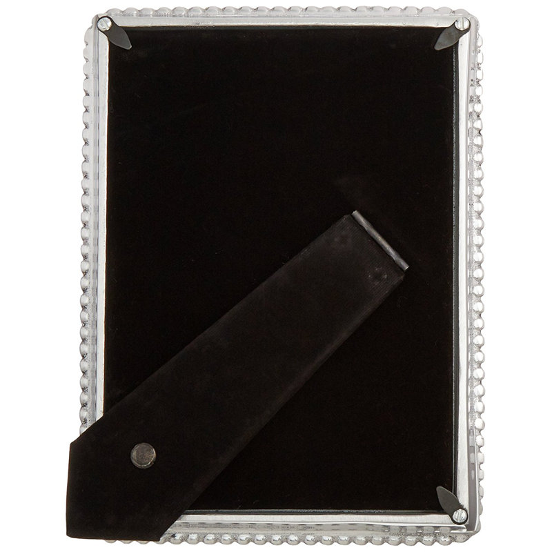 String Of Pearls Metal Picture Frame, 5 x 7
