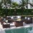 Ensemble de terrasses 8 pièces avec foyer Benboe