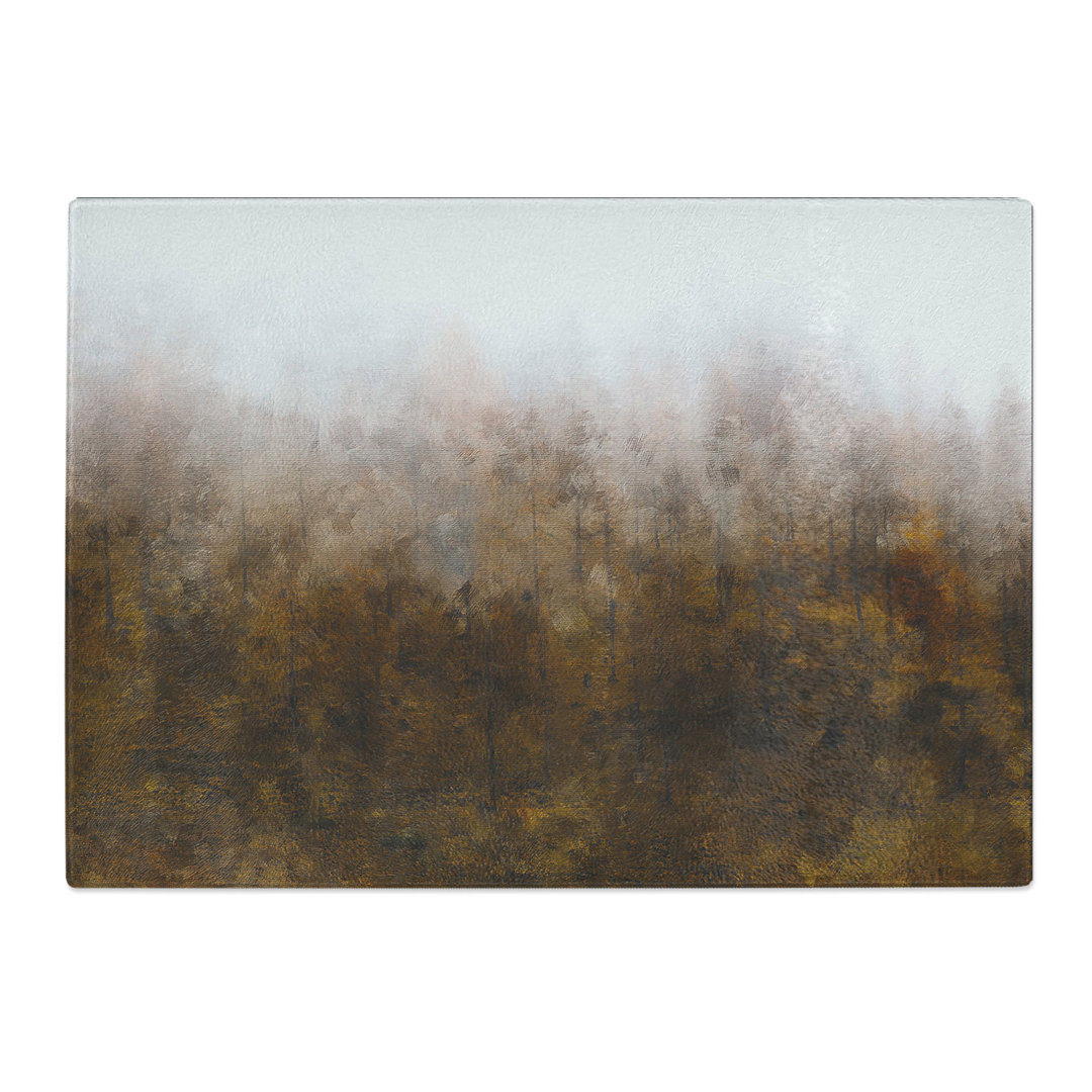Tempered Glass Lappach Forest in Italy Chopping Board