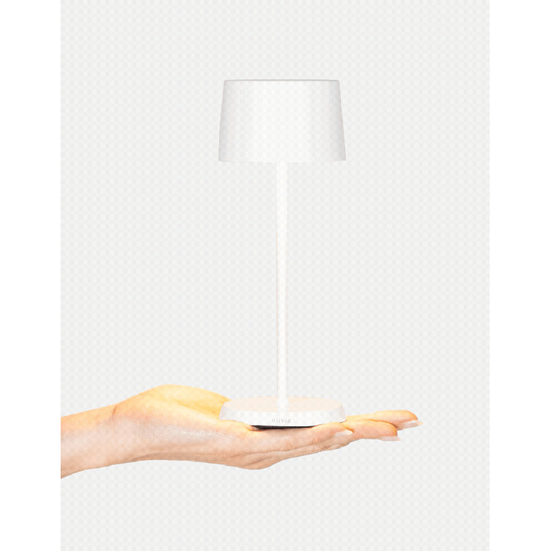 Olivia Pro Micro Table Lamp, White