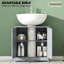 Armoire de rangement à piédestal de style moderne, armoire de salle de bain sous lavabo-1165497579