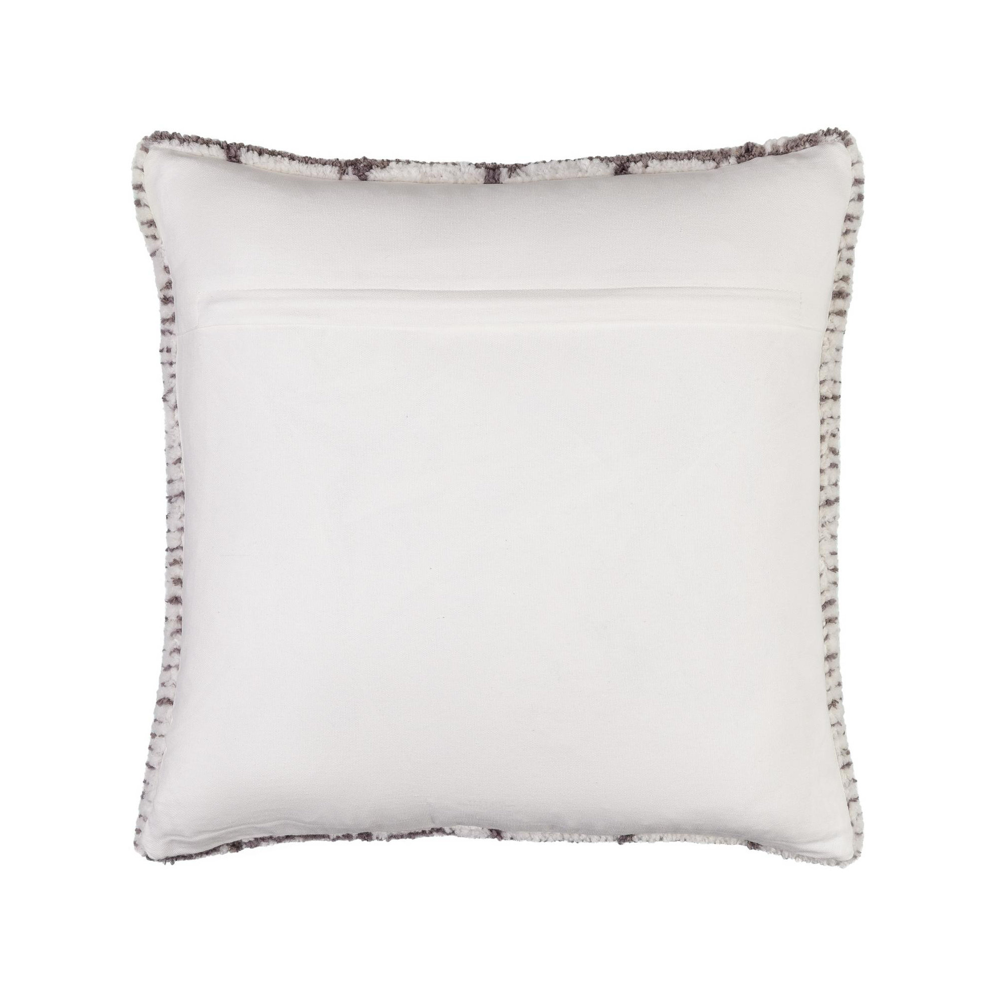 Wanderer Plaid Throw Pillow, 18" x 18", Dark Charcoal, Pillow Cover Only - No Insert