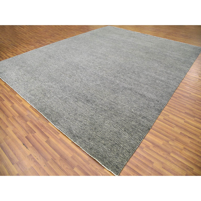 Tapis unique 12 pi x 15 pi 1 po Taja gris