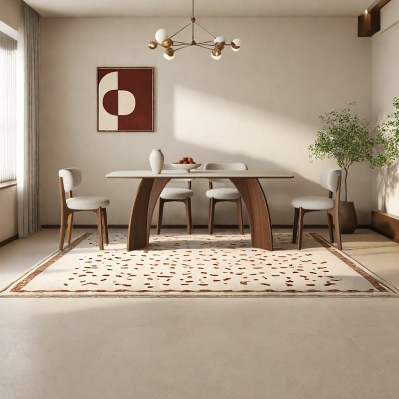 Table de salle à manger de style médiéval, H 29,52 po x L 70,86 po x l 35,43 po