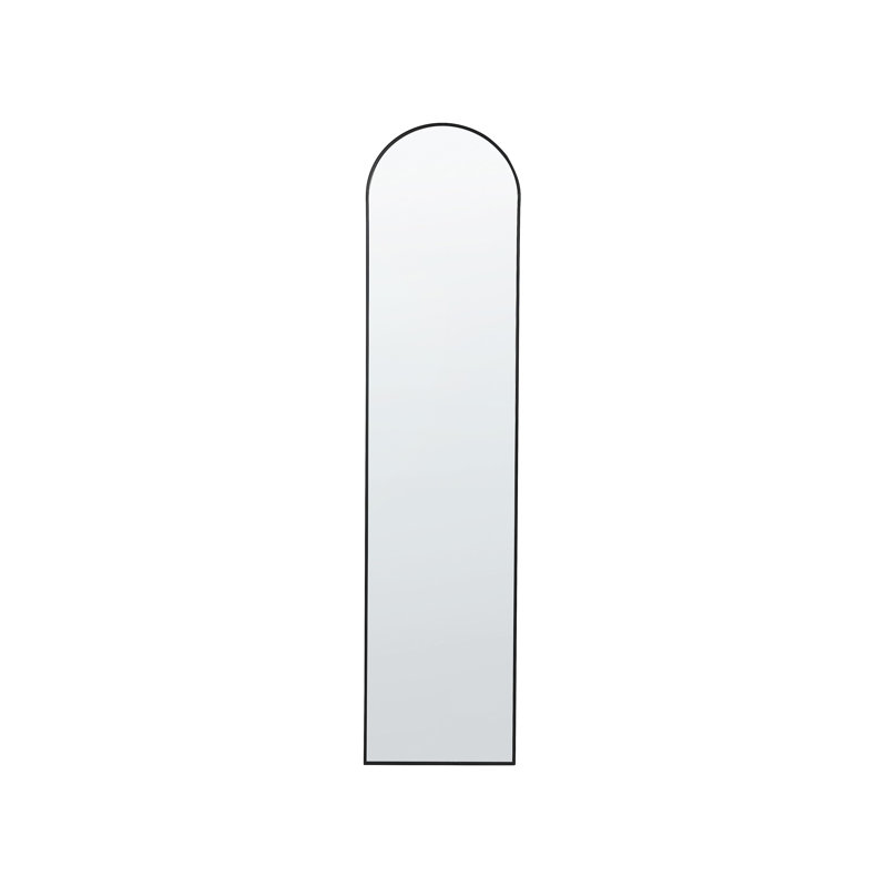 Kirrin Metal Flat Floor Mirror, Black