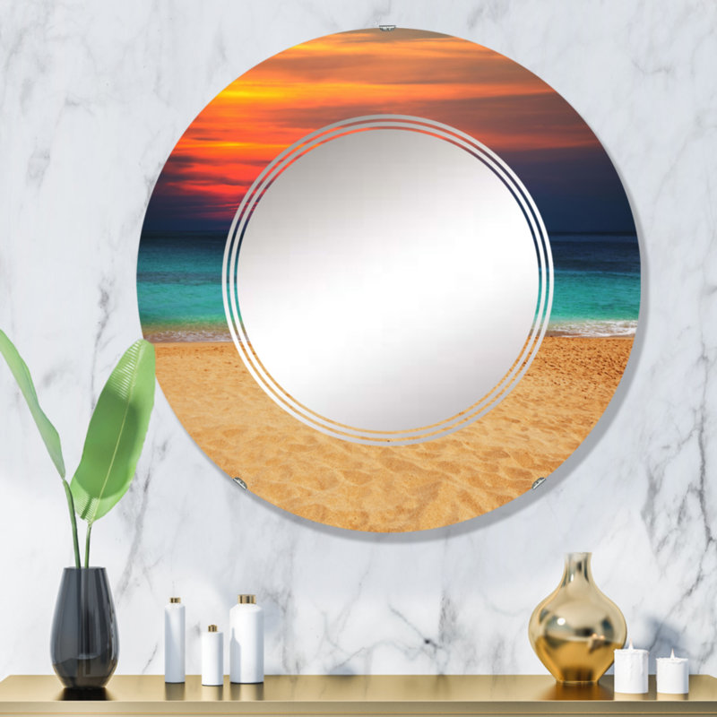 Circle Mirror, 32" x 32"