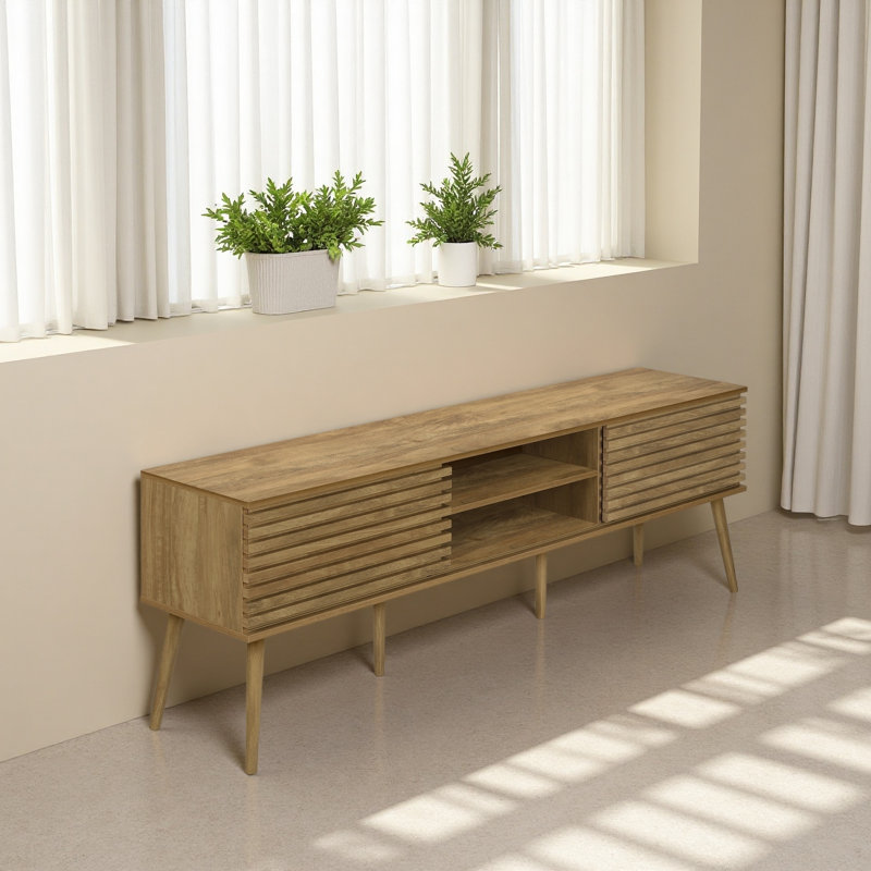 Meuble télé, 72 po, meuble multimédia, meuble de rangement, console, tablettes de rangement, chambre à coucher, salon, contemporain, moderne