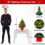 Lighted Artificial Fir Christmas Tree-321861988