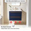 Ensemble de meuble-lavabo mural 30 po