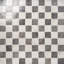 Greta 5x5 Checkered Glossy Textured Porcelain Tile-854138847