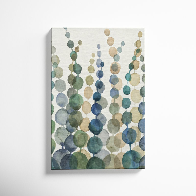 Pompom Botanical I Canvas Painting Print, 27" H x 18" W x 1" D