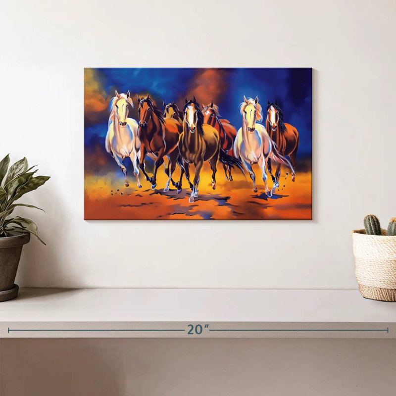 Brampt Vaastu Horses, 8" H x 12" W
