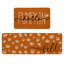 Ensemble de 2 tapis de cuisine orange à motif citrouille Hello, Orange Home Decor
