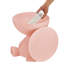 Table basse cercle rose