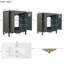 Ensemble de meuble-lavabo double 60 po-1988030940