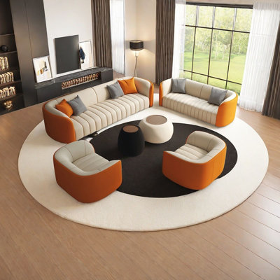 Business light  luxury negotiation sofa