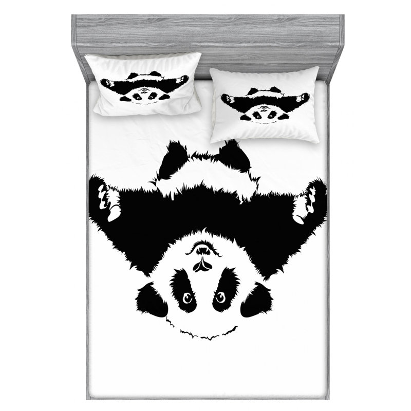 Microfiber Sheet Set, Queen Sheet Set with Fitted Sheet