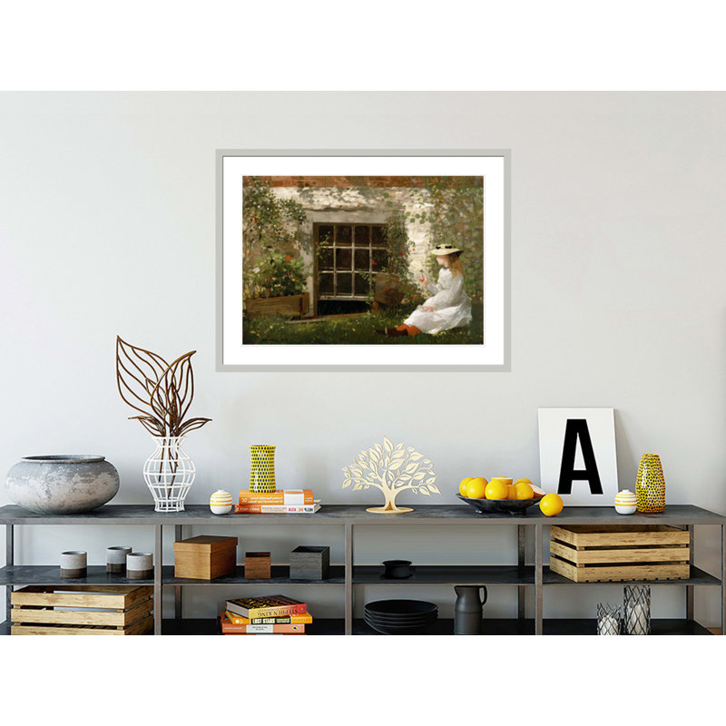 Le trèfle à quatre feuilles par Winslow Homer, impression giclée sur cadre, 31,26 po H x 41,5 po L