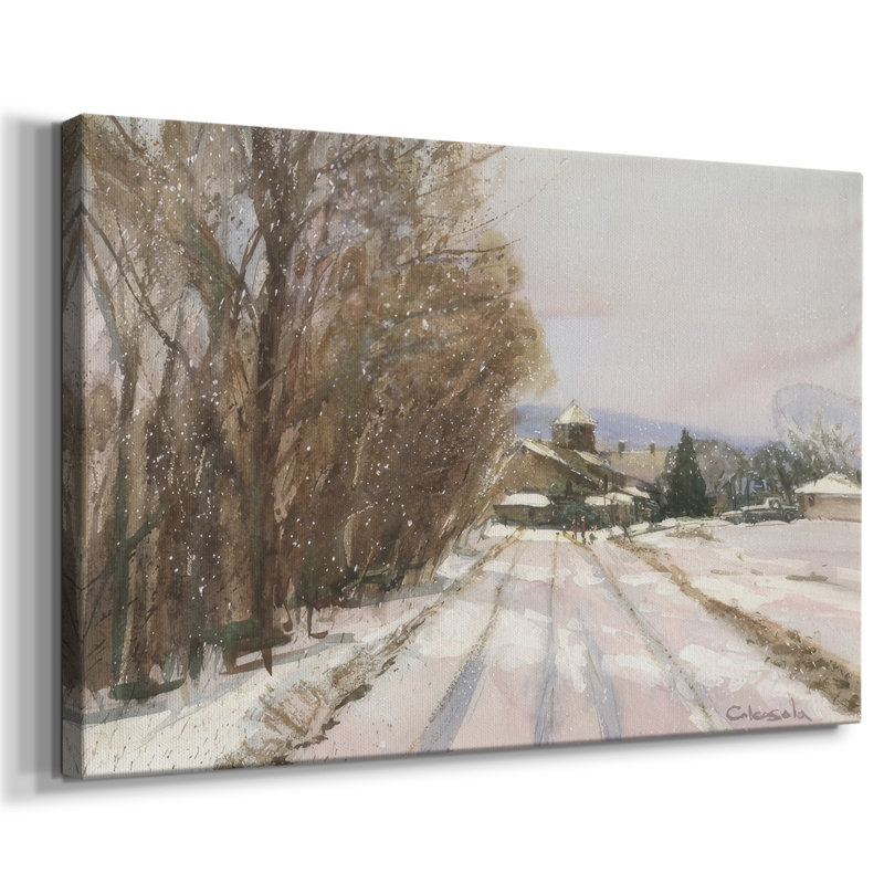 «Indian Orchard Greek Orthodox Church», reproduction sur toile, H 40 po x l 60 po x P 1,5 po