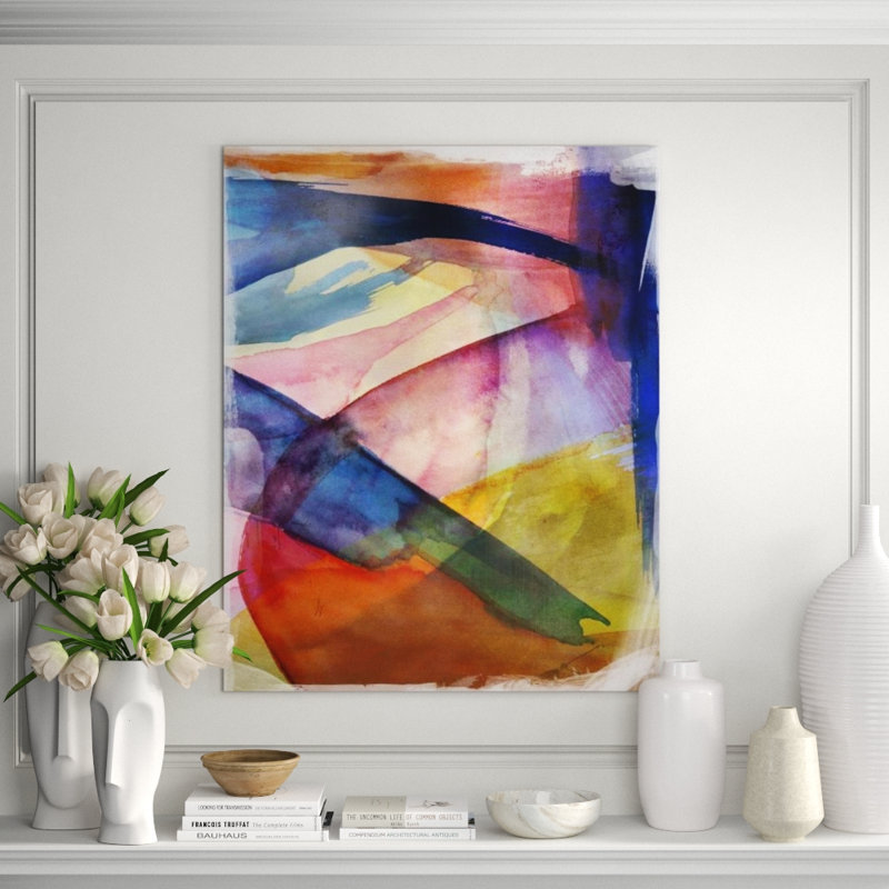 Color Surge I Painting by Emma McCartney, Outdoor, 30" H x 24" W
