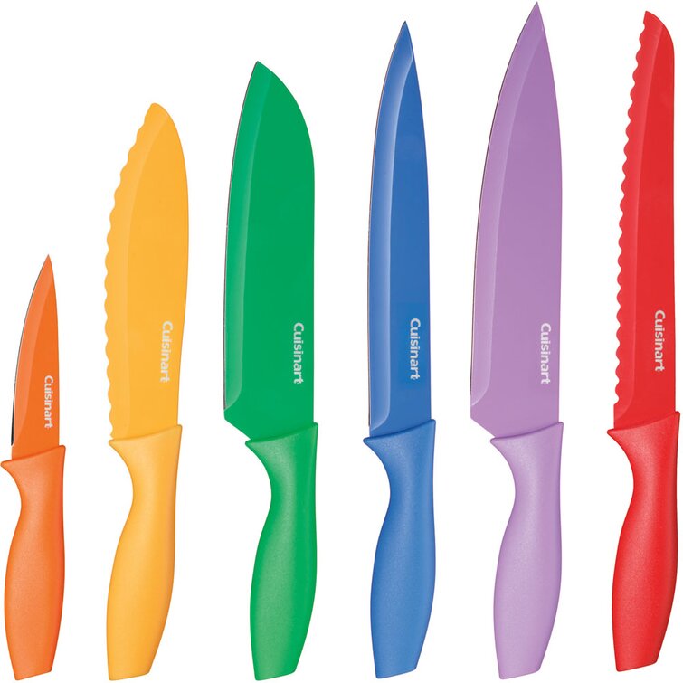 Cuisinart Advantage Color Collection 12-Piece Knife Set with Blade Guards  (Nautical)