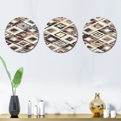 Abstract Wall Decor on Metal