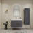 35.4" Wall-Mounted Single Bathroom Vanity Set-70381328