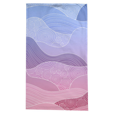 Leffel Hand Drawn Waves Tablecloth