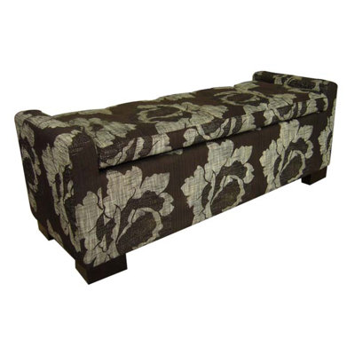 Banc de rangement en tissu