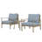 Mariene 2 - Person Patio Conversation Set with Cushions-101250137-101250138