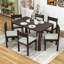 7Pcs Rectangular Dining Table Set with Chairs-1164238115