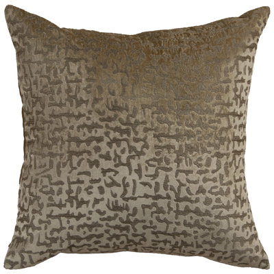 Down Filled Glam Accent Throw Pillow