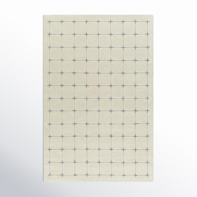 Mallory Hand-Woven Gray Geometric Rug