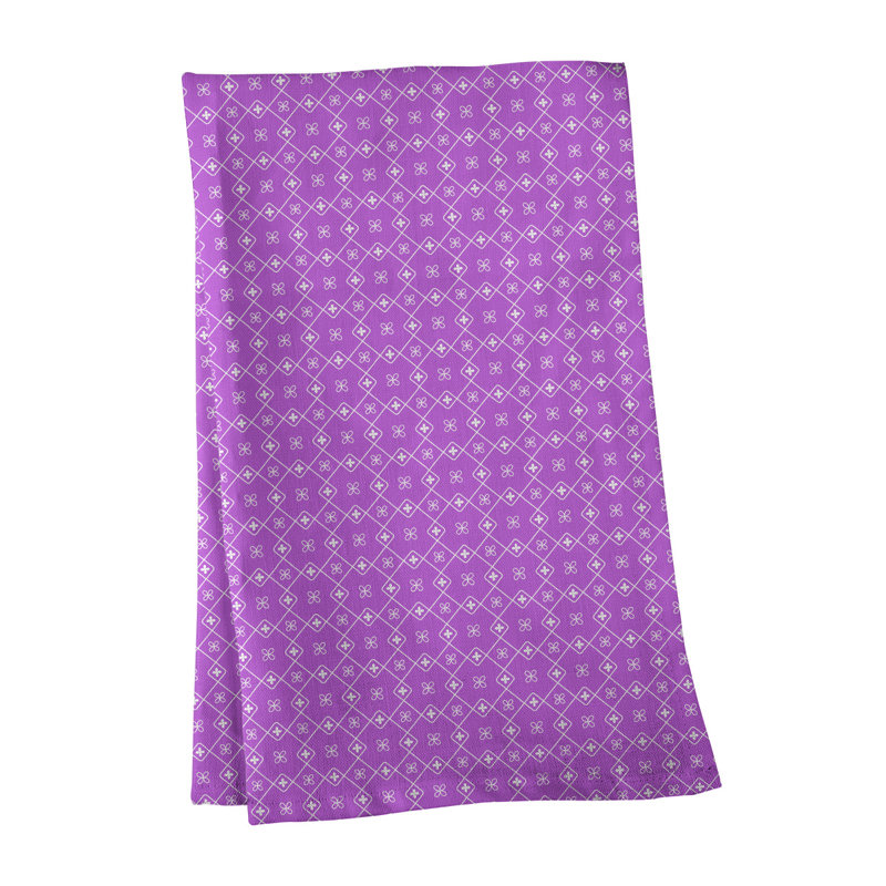 Tea Towel Kitchen Towel, Poly Twill, Purple