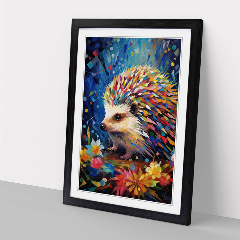 Hedgehog Abstract No.2 - Framed Print