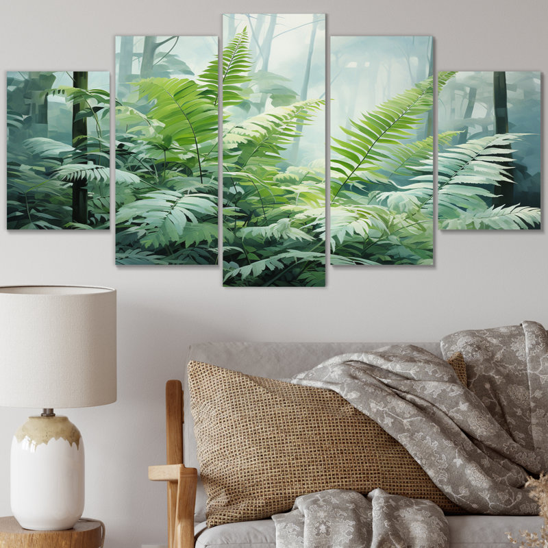 Ensemble de salon Ferns Romantic Impression V - Floral
