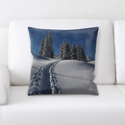 Microsuede Reversible Throw Pillow