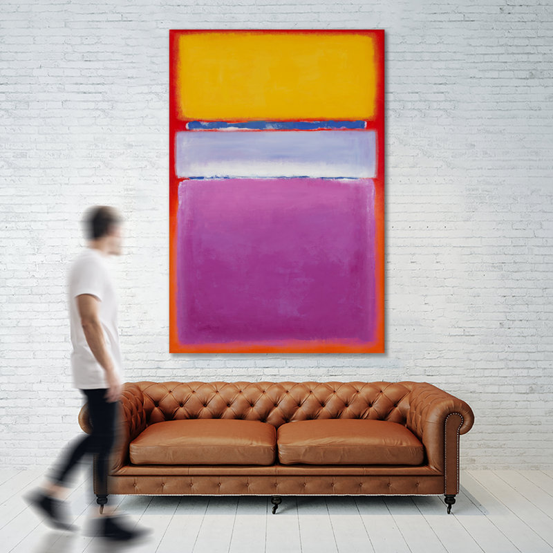 Impression planifiée sur toile par Daleno, H 72 po x l 72 po x P 1,5 po
