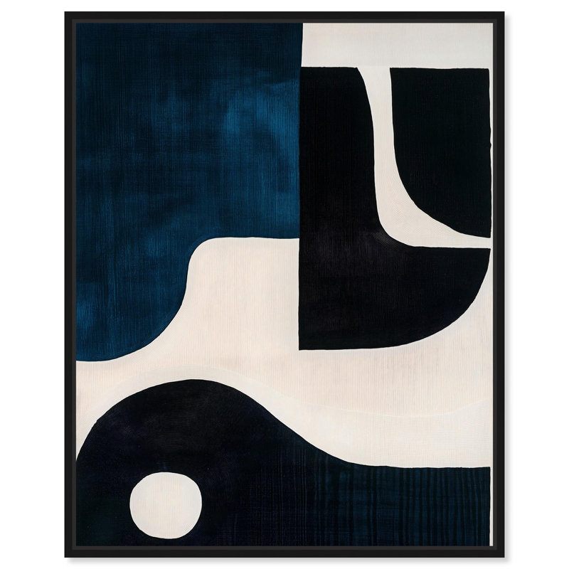 Décoration murale "Ghostly Gap I" par Art Remedy, cadre noir, 24 x 30, H 31 po x l 25 po, Cadre noir