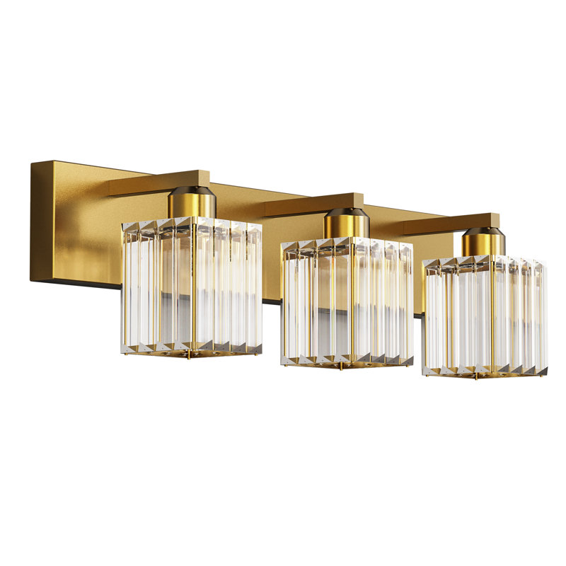 Sanfiel 3 - Light LED Vanity Light, Gold, 3